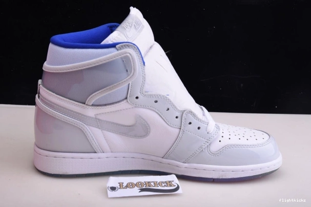 1 CK6637-104 Blue Jordan Air White Zoom Racer High Retro 1028